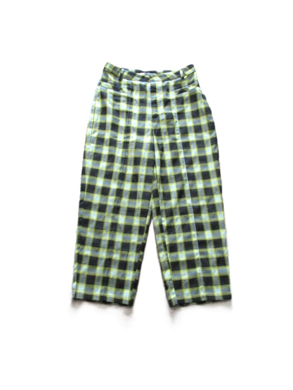 Disturbia Plaid Pants Ankle Polyester Rayon